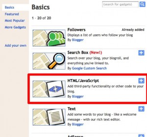 Blogger_ Andersen Family - Add a Gadget
